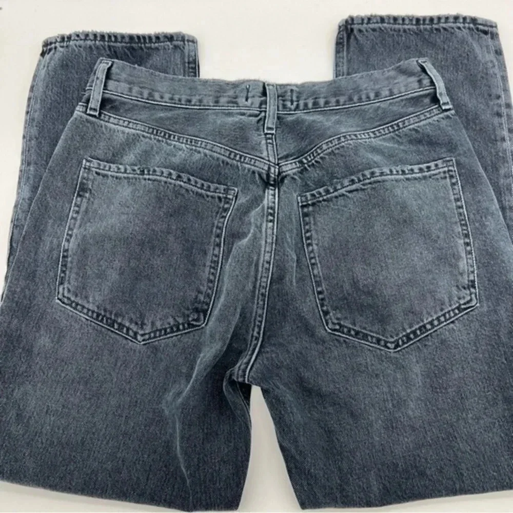 AGOLDE Riley High-Rise Straight Cropped Jeans B947